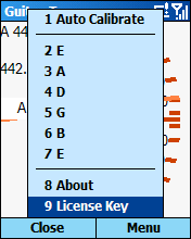 Enter license key button